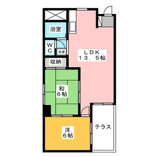 ヨシモトハイツ【1階】の間取り