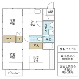 ラ・フォーレシャンテ A棟【2階】の間取り