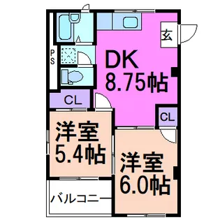 INAビル【3階】の間取り