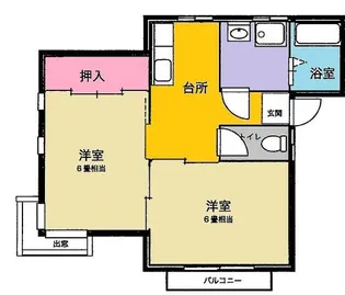 ルファール自由ヶ丘【1階】の間取り