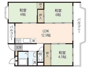 フォレスト【1階】の間取り