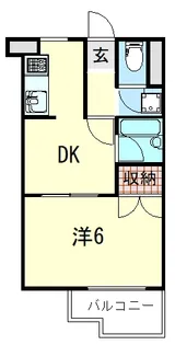 bespoke鶴舞【3階】の間取り