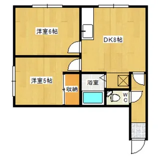 フィールドハウス【2階】の間取り