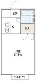 クロノス茅ヶ崎【1階】の間取り