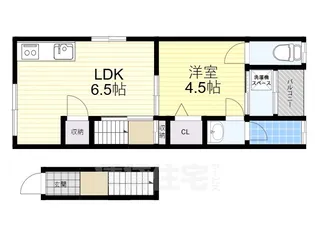 ハイツ田宮【2階】の間取り