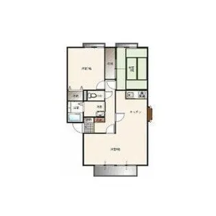 サンシャトレA【2階】の間取り