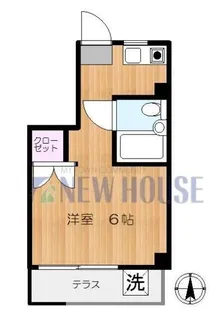 ハイコートフジ【1階】の間取り