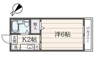 フローラ内田【3階】の間取り