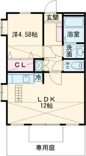 ハイツkirin B棟【2階】の間取り