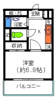 ラ・プリマヴェーラ大森西【2階】の間取り