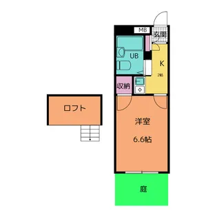 ライブリー平針【1階】の間取り