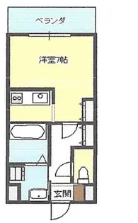 カーサアリエッタ【3階】の間取り