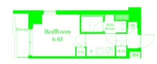 ラティエラ西横浜【7階】の間取り