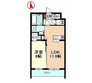 静岡県浜松市中央区住吉1【マンション】の間取り