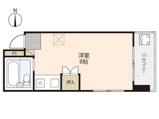 マスノコーポ【3階】の間取り