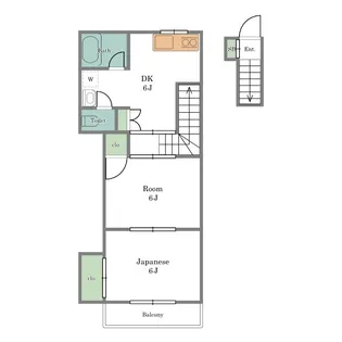 北村方【2階】の間取り
