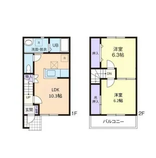 宮城県白石市福岡深谷字南沖【一戸建】の間取り