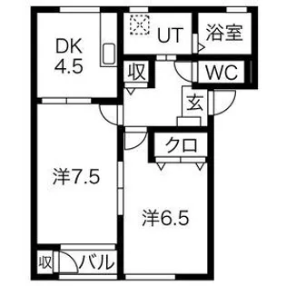ステラA【1階】の間取り