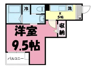 Jack fujimiI【1階】の間取り