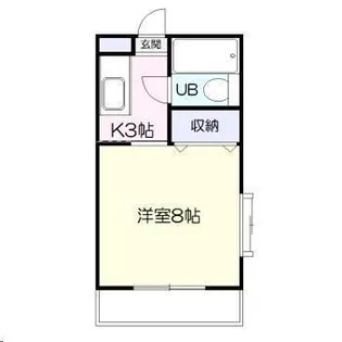 加納ビル A棟【3階】の間取り