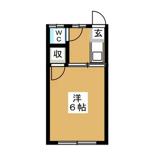 コーポ茂野樹【1階】の間取り