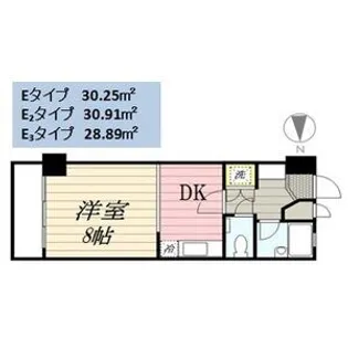 パセール長良【1階】の間取り