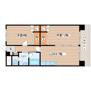 第5ジーオンビル【3階】の間取り