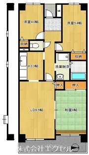 コーポレート相模原3丁目【5階】の間取り