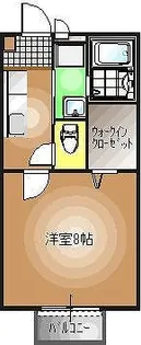 リヴェール・パルII【1階】の間取り