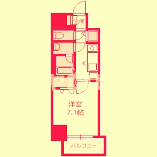 大阪府大阪市西区立売堀4【マンション】の間取り