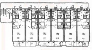 レインボーBS【3階】の間取り