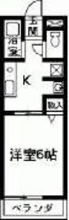 レトア中村B【1階】の間取り