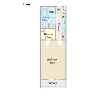 Wisteria 東雲【2階】の間取り