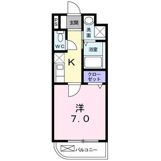ログコートIII【1階】の間取り