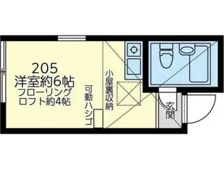 ユナイト戸手ポンピドゥーの杜【2階】の間取り