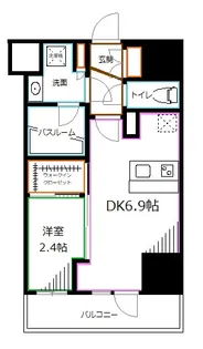 アジールコート新高円寺【4階】の間取り