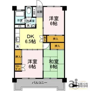 東京都西東京市下保谷2【マンション】の間取り