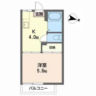 フォーブル白水沢【2階】の間取り