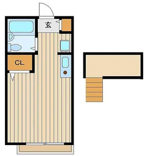 メゾン・ド・フルール【1階】の間取り