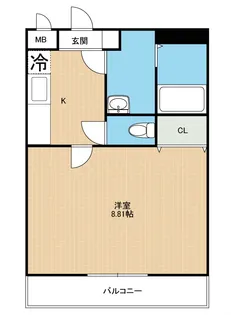 Seres長嶺【5階】の間取り