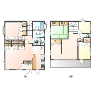千葉県千葉市稲毛区穴川4【一戸建】の間取り