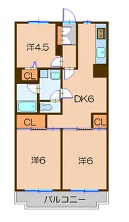 プレサージュ川崎【3階】の間取り