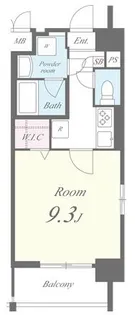 レグルス立川【6階】の間取り