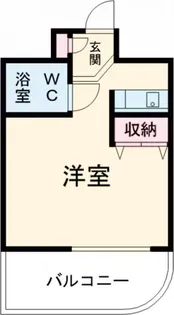シティパレスあやめ池P-8の間取り