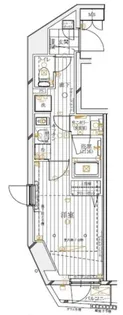 東京都新宿区若葉2【マンション】の間取り