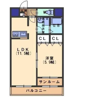 ドリーム6【3階】の間取り