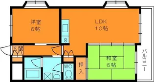 センチュリーアスカ6【2階】の間取り