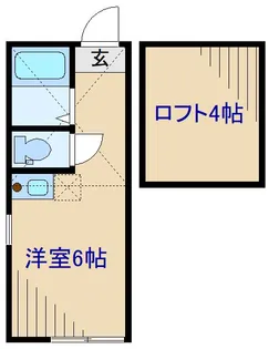 ユナイト菊名メグライオン【1階】の間取り