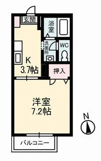 サウスウイング  A棟【1階】の間取り