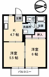 JOYFUL’SHIBANAKA【1階】の間取り